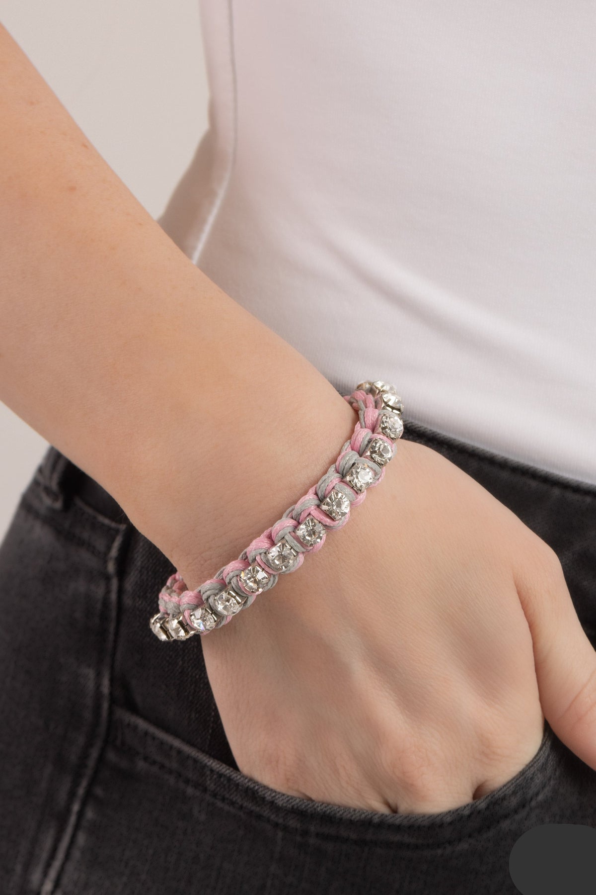 Paparazzi Bracelets - The Next Big STRING - Silver - B2065