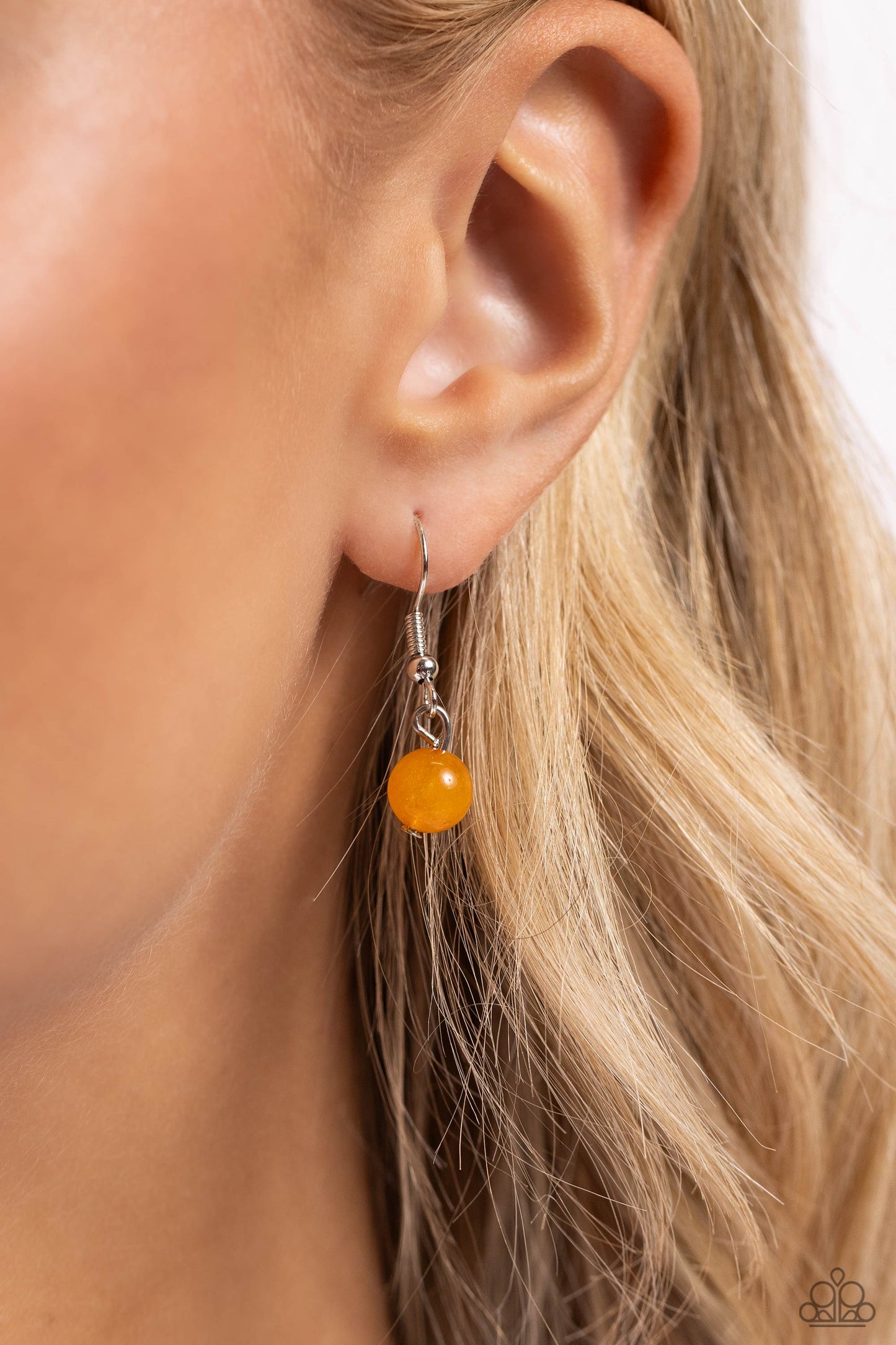 Paparazzi Necklaces - Serene Sweetheart - Orange