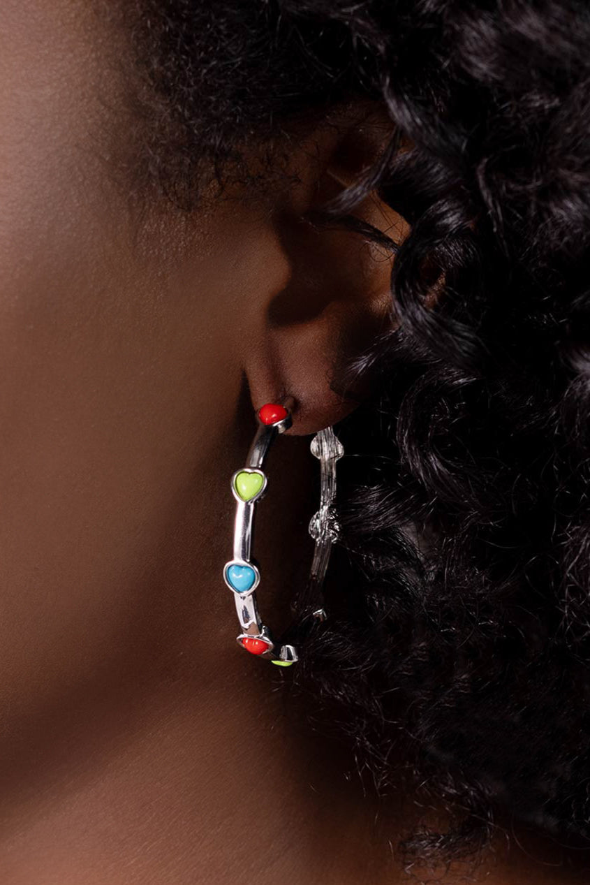 Paparazzi Earrings - Affectionate Actress - Red