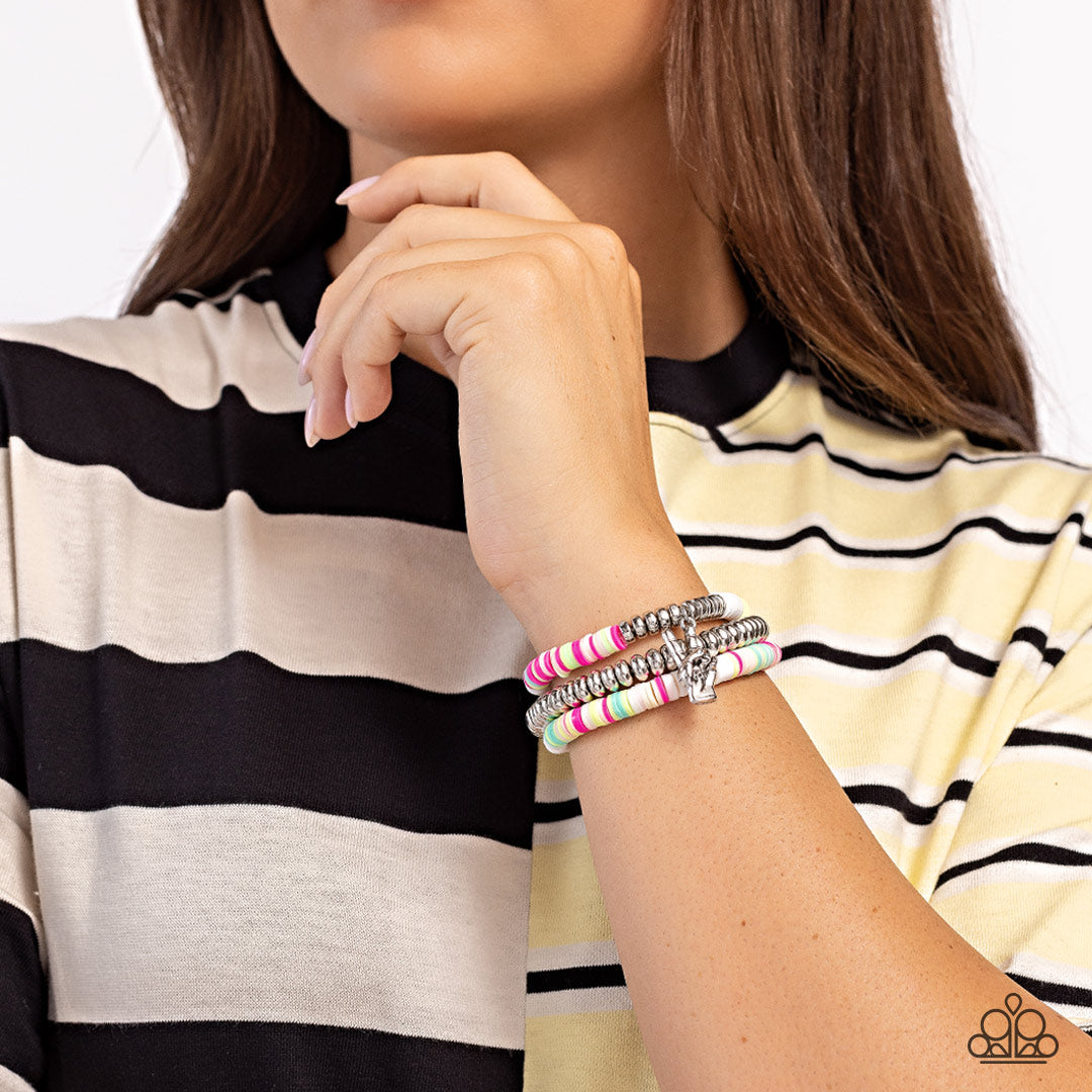 Paparazzi Bracelets - Peaceful Potential - White