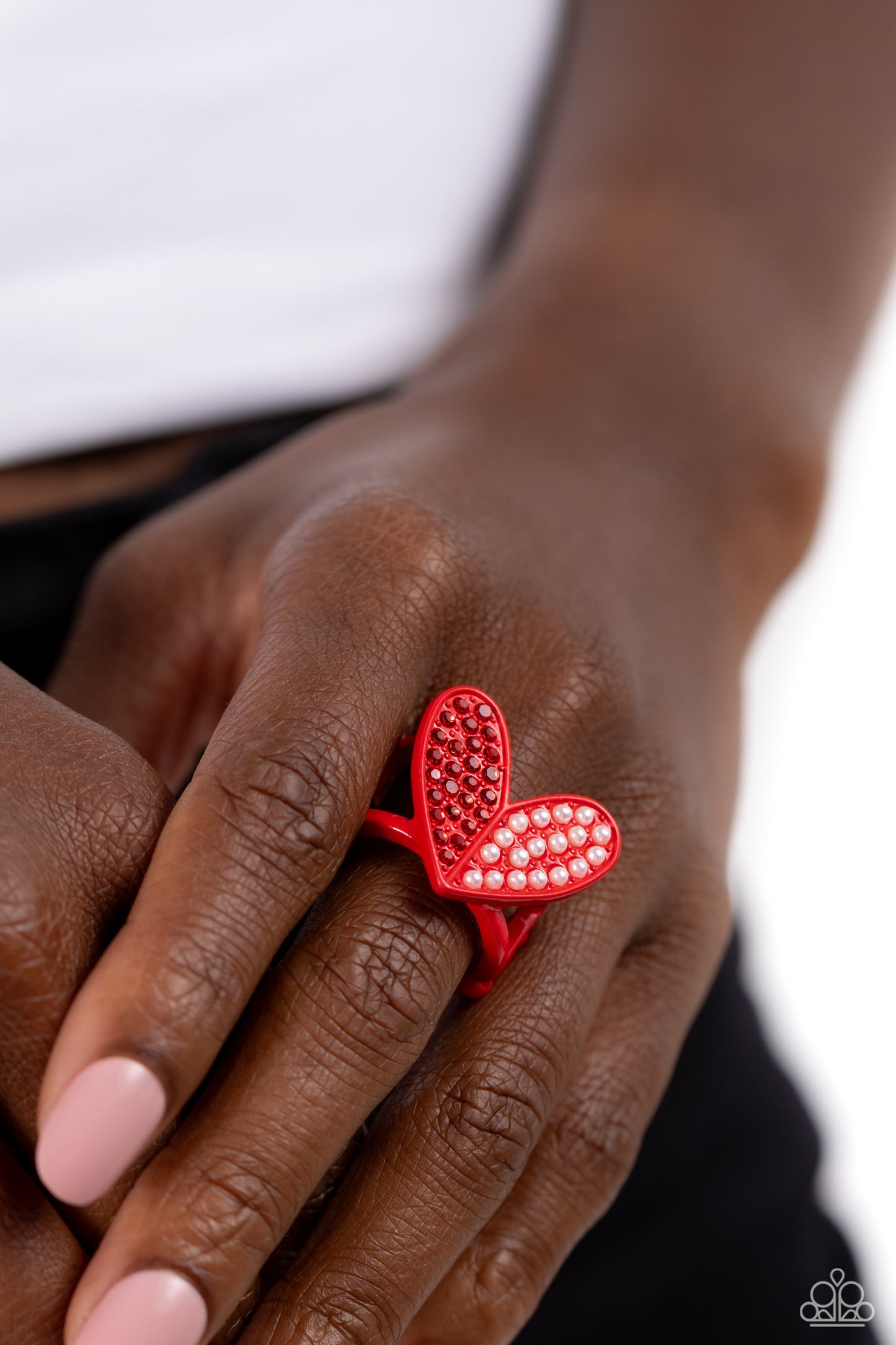 Paparazzi Rings - Hometown Heart - Red