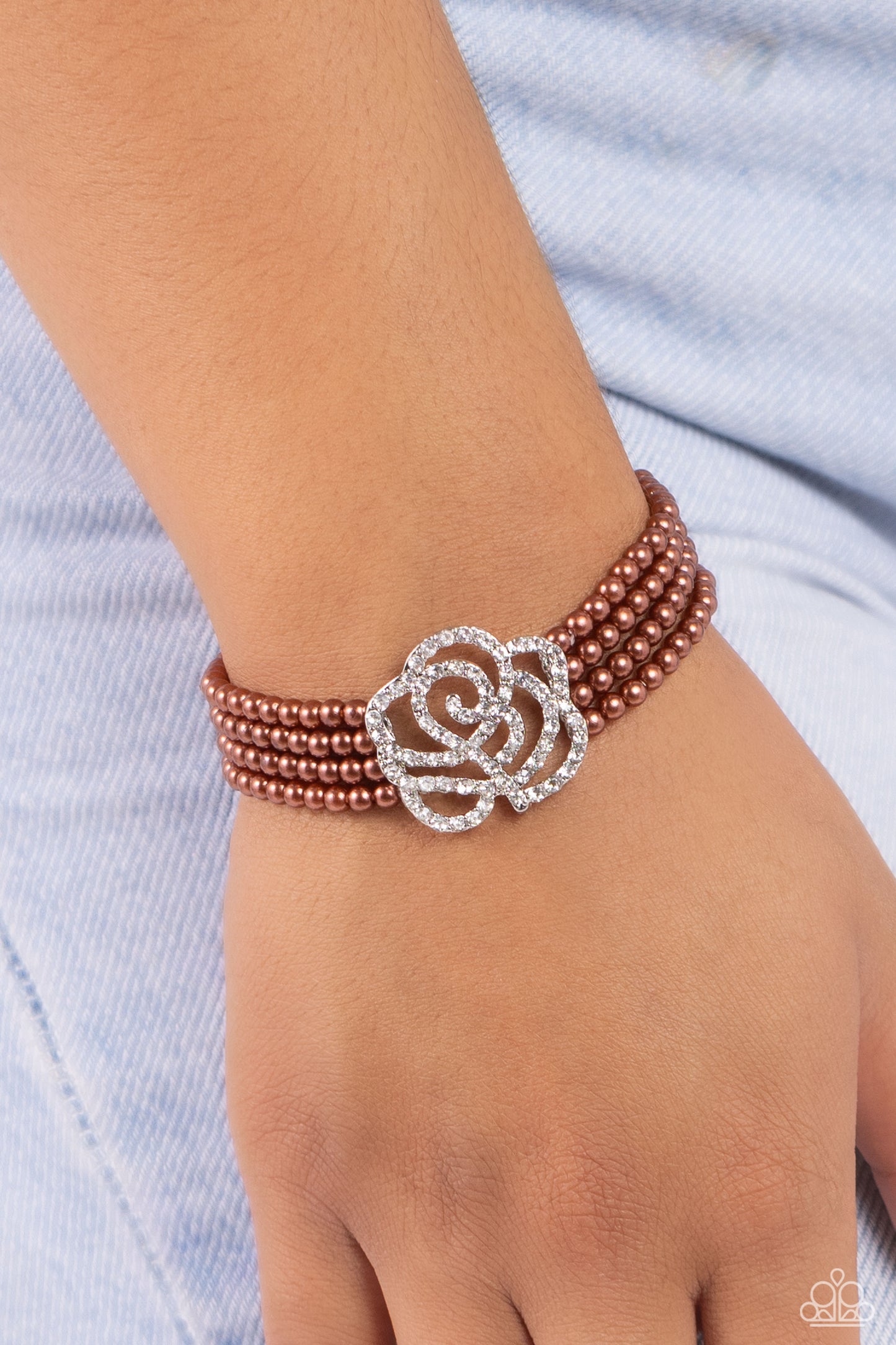 Paparazzi Bracelets - Regal Rose - Brown