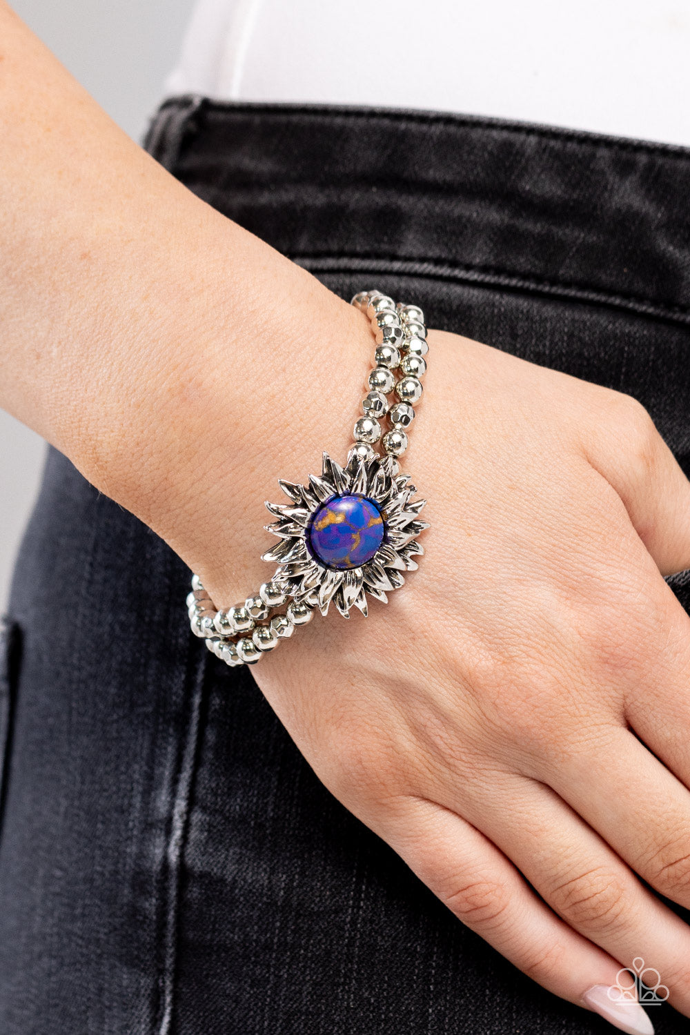 Paparazzi Bracelets - Sunflower Serenity - Purple