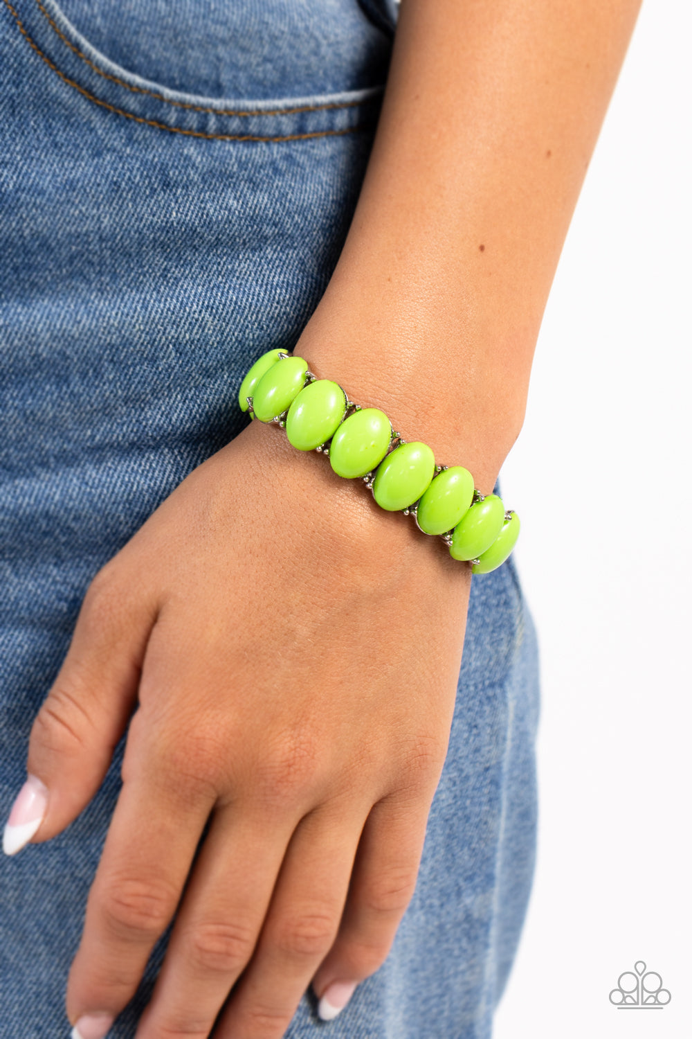 Paparazzi Bracelets - Starting OVAL - Green