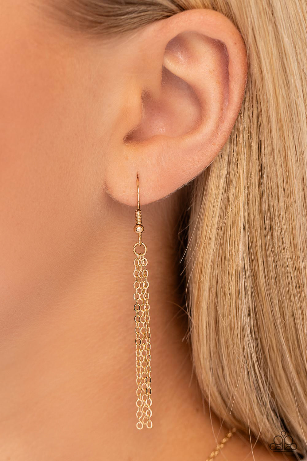 Paparazzi Necklaces - Leave Your Initials - Gold - E