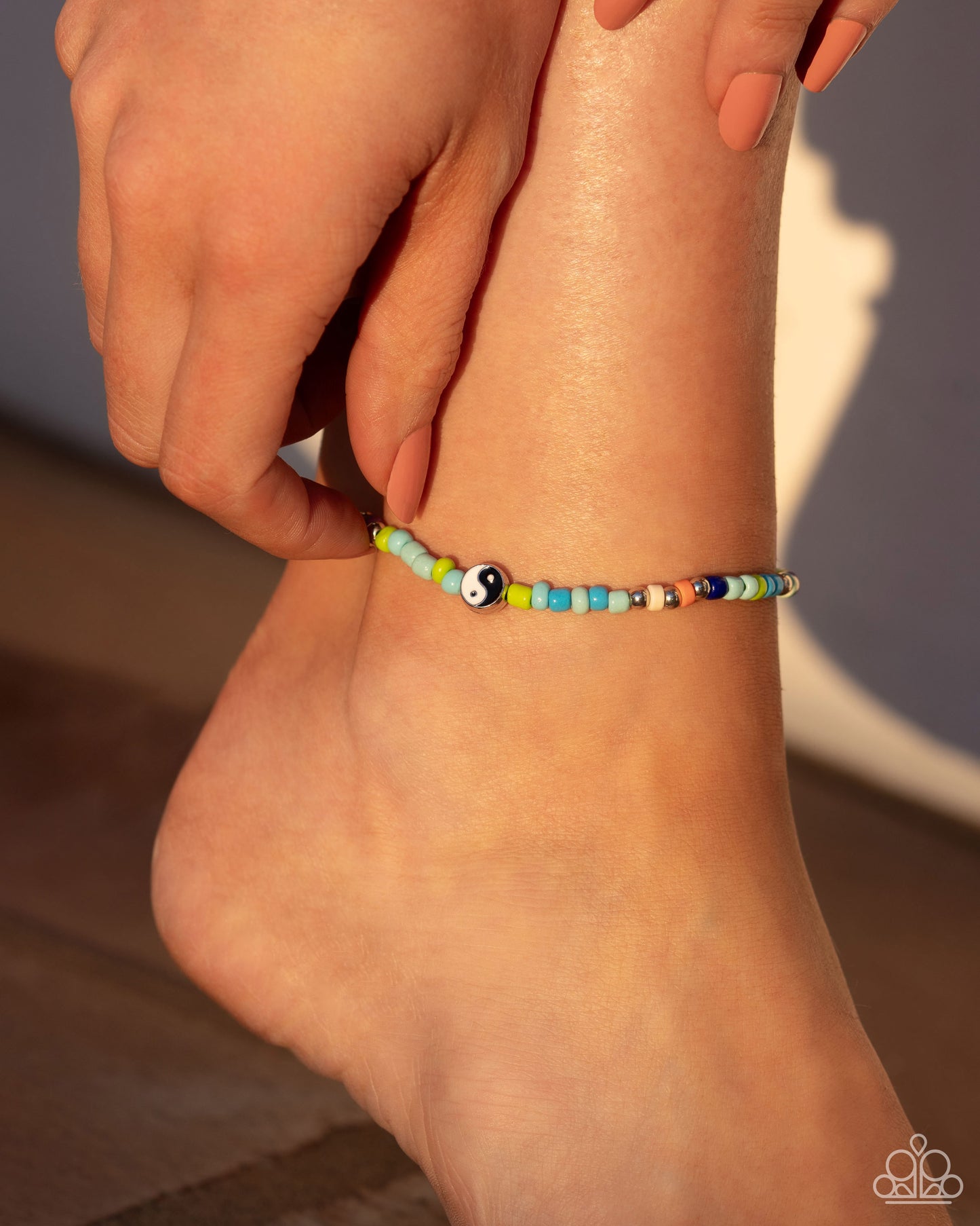 Paparazzi Anklets - Seize the Shapes - Blue