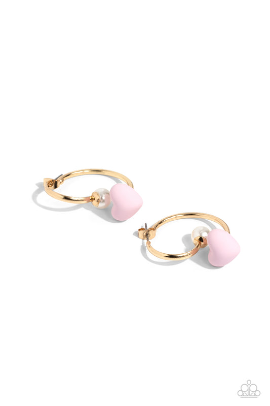 Paparazzi Earrings - Romantic Representative - Pink