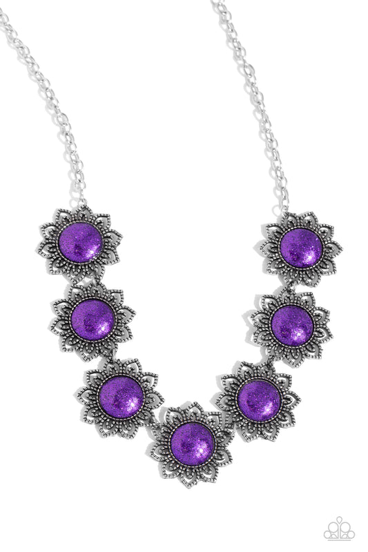 Paparazzi Necklaces - The GLITTER Takes It All - Purple