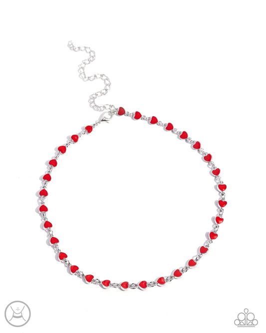 Paparazzi Necklaces - Dancing Dalliance - Red