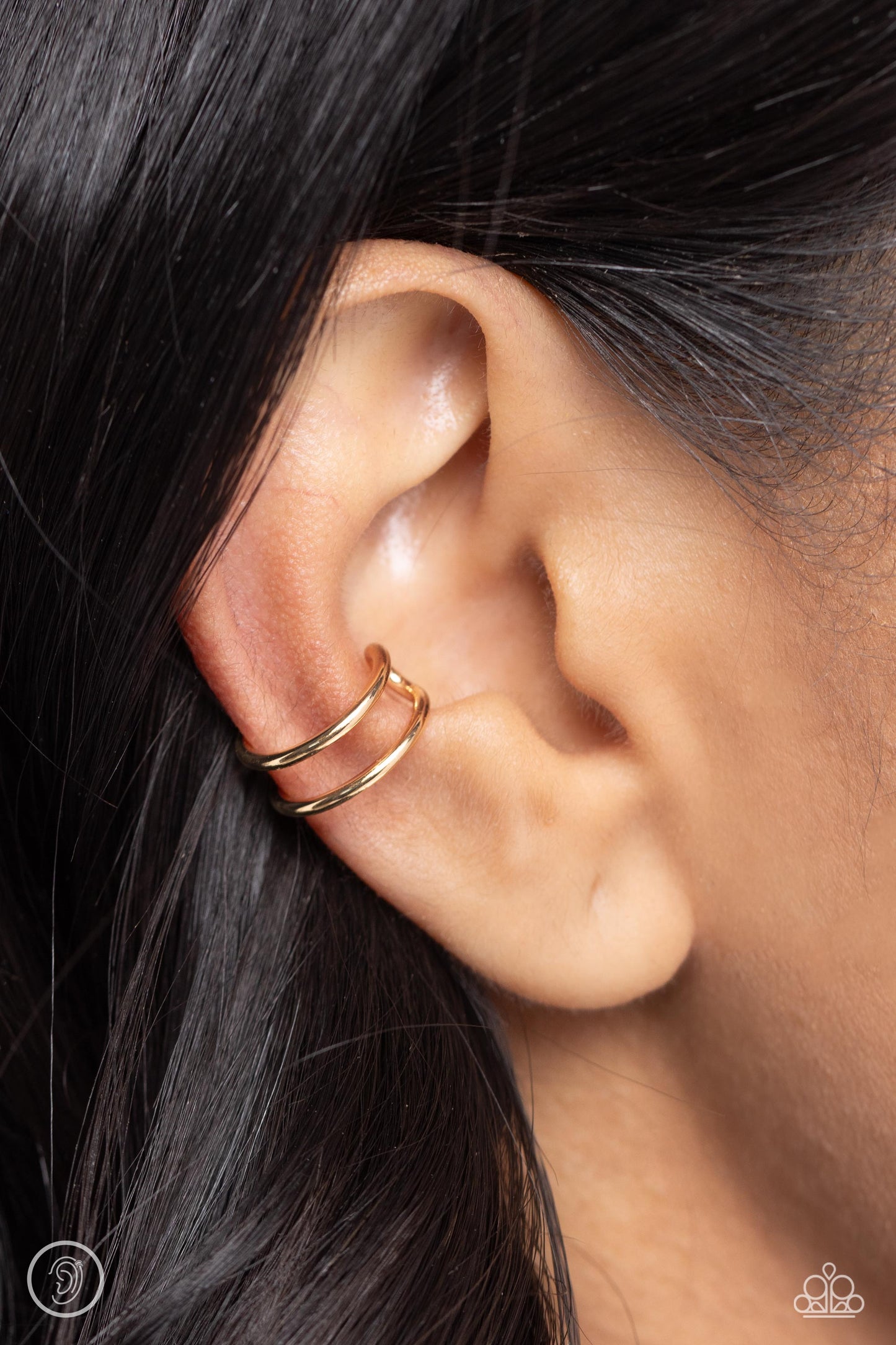 Paparazzi Earrings - Metallic Moment - Gold
