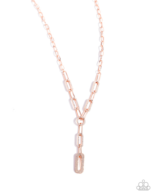 Paparazzi Necklaces - Refined Rebel - Copper