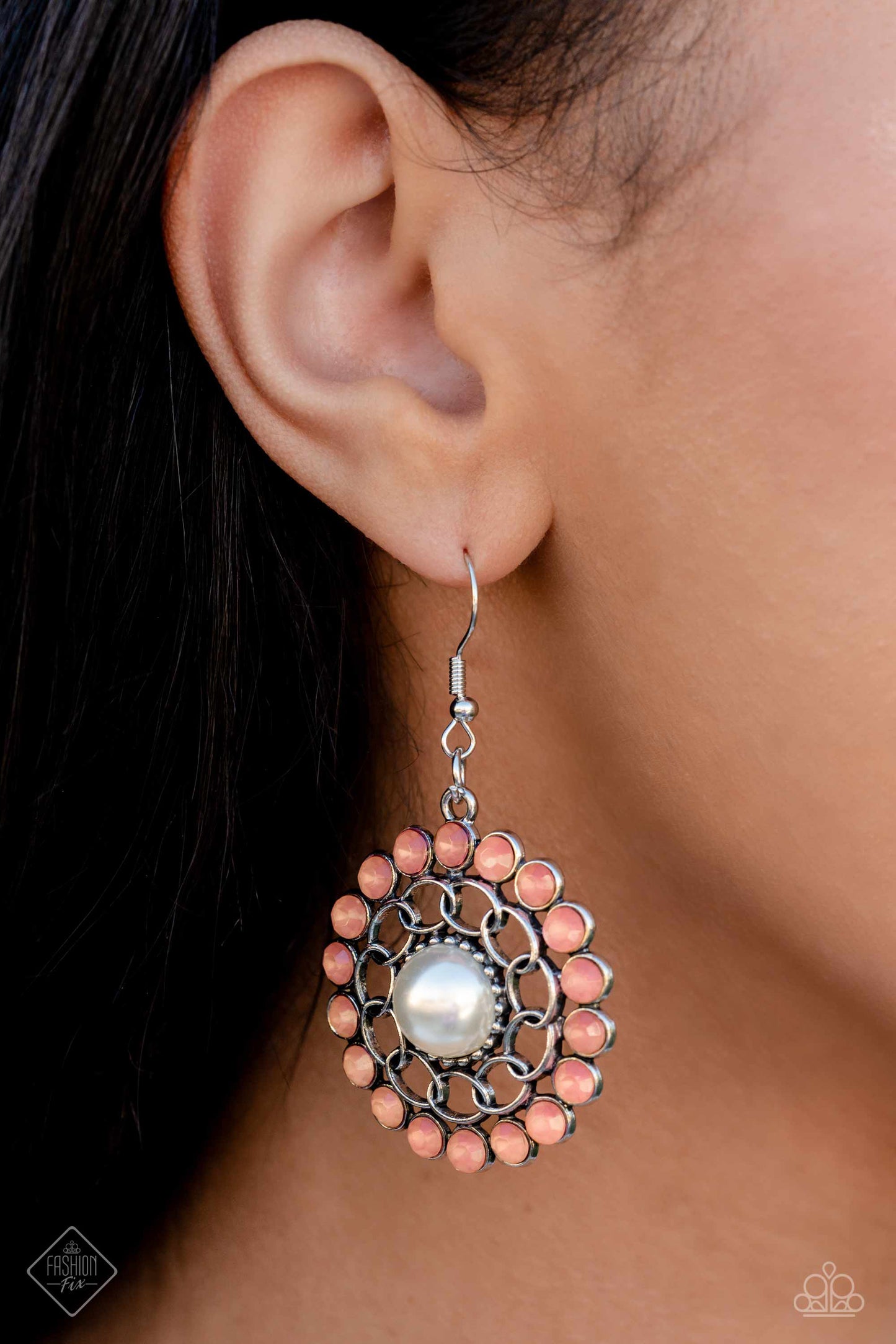 Paparazzi Earrings - Effortlessly Eden - Orange