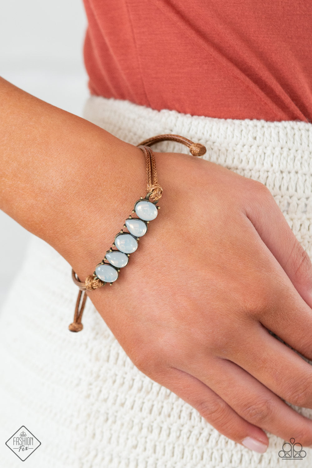 Paparazzi Bracelets - Opal Paradise - Brass - Fashion Fix - May 2021 Sunset Sightings