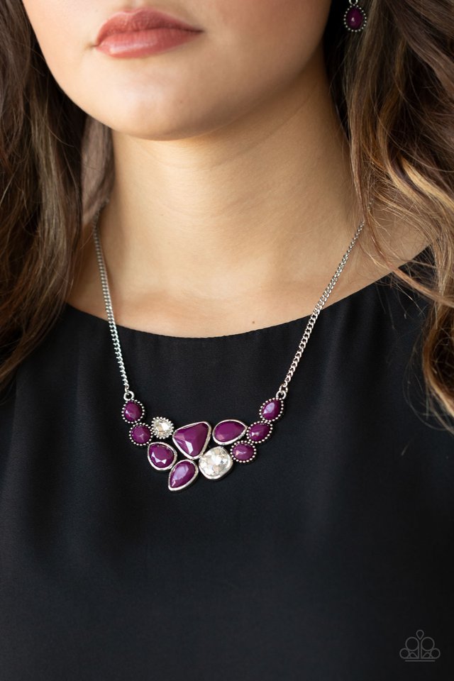 Paparazzi Necklaces - Breathtaking Brilliance - Purple