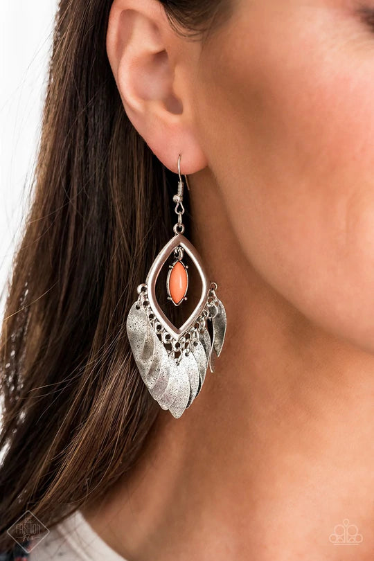 Paparazzi Earrings - Sunset Soul - Orange - Fashion Fix