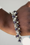 Paparazzi Bracelets - Just For the Fund of it! - Purple