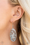 Paparazzi Earrings - High Tide Terrace - Silver- Fashion Fix - August 2021