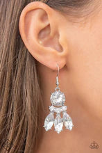Paparazzi Earrings - To Have and to Sparkle - White - Fashion Fix
