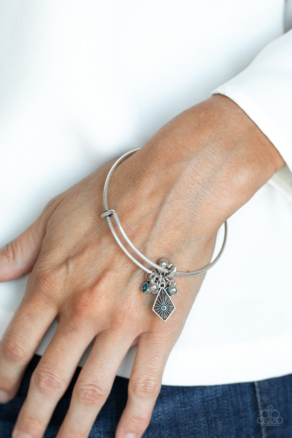 Paparazzi Bracelets - Treasure Charms - Blue