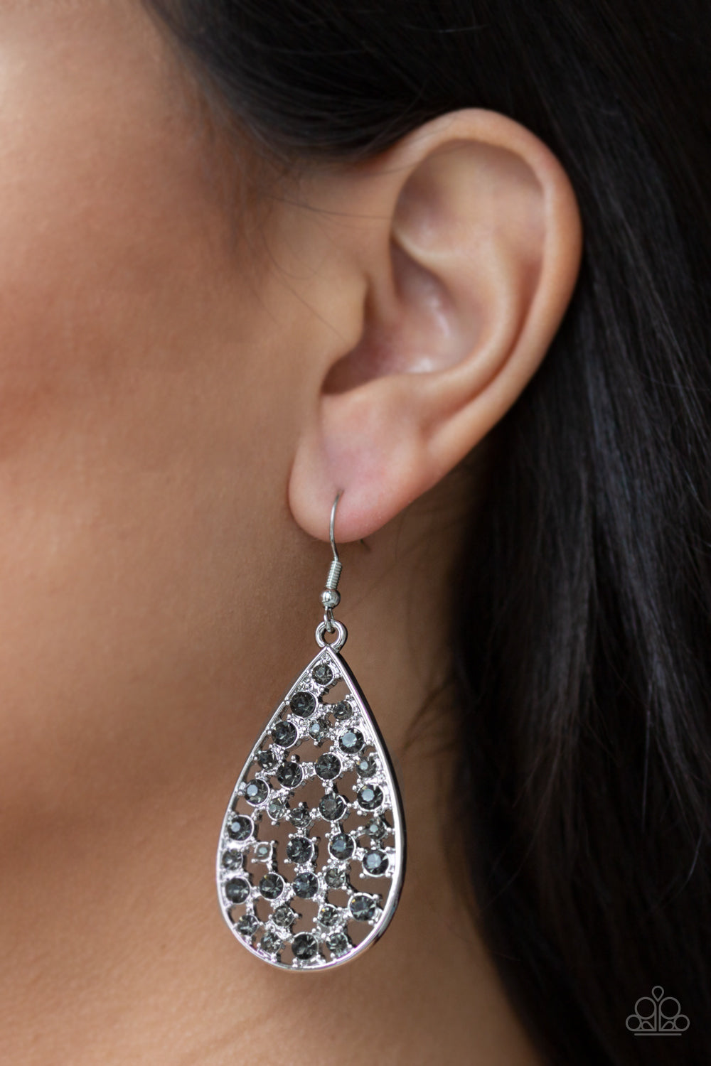 Paparazzi Earrings - Call Me Ms. Universe - Silver