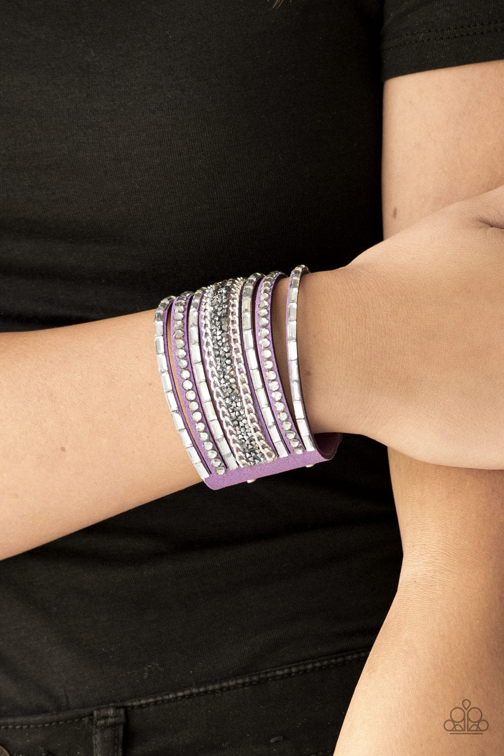 Paparazzi Urban Collection - Rhinestone Rumble - Purple