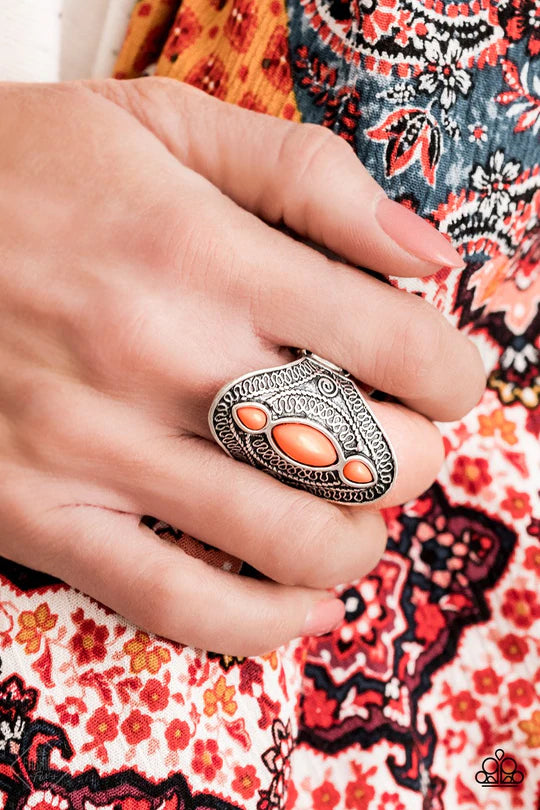 Paparazzi Rings - Kindred Spirit - Orange - Fashion Fix