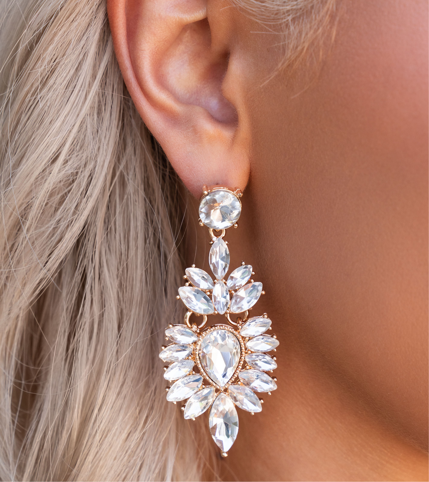 Paparazzi Earrings - Darling Direction - Gold - Fashion Fix Oct. 24