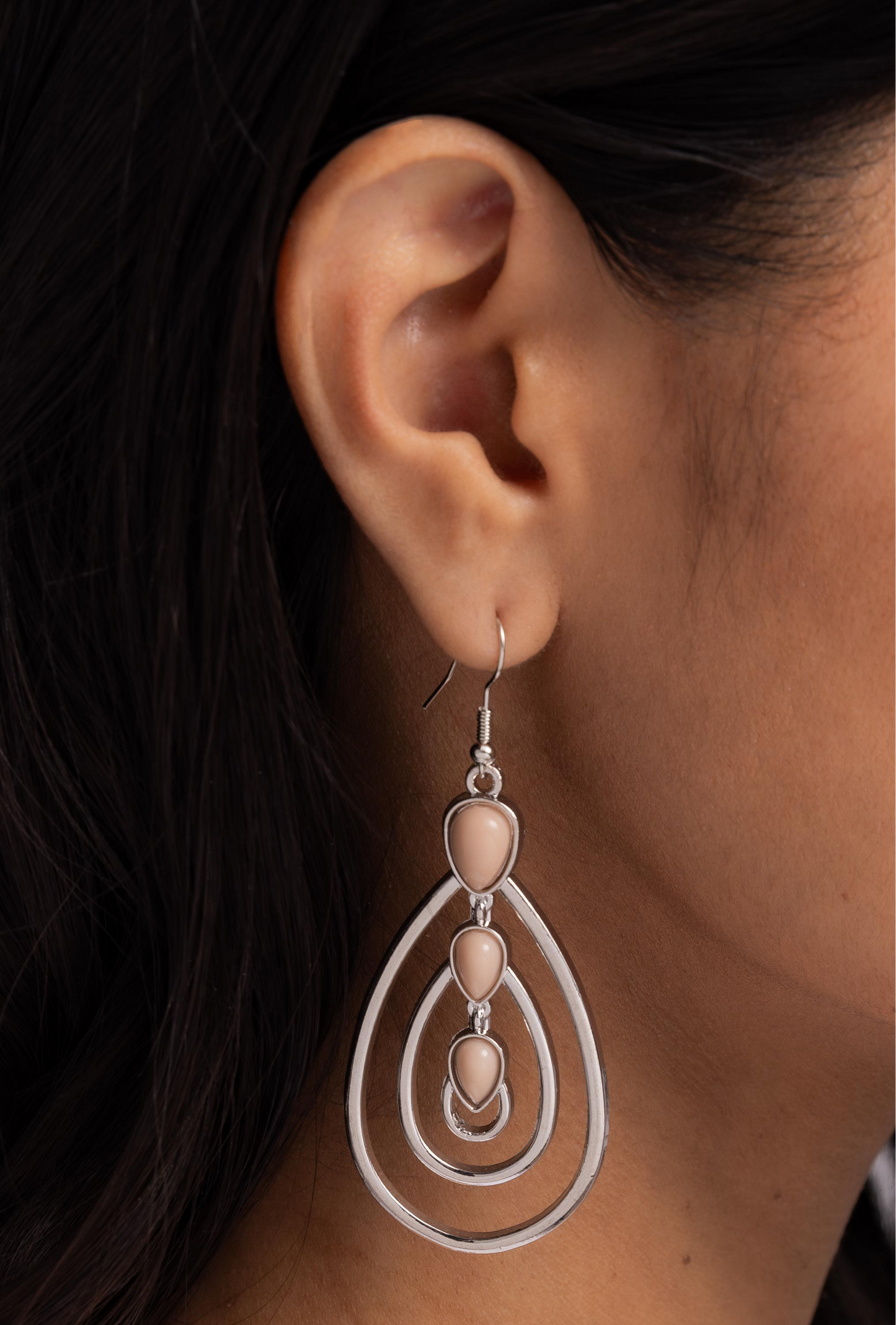 Paparazzi Earrings - Sweat and TIERS - Brown
