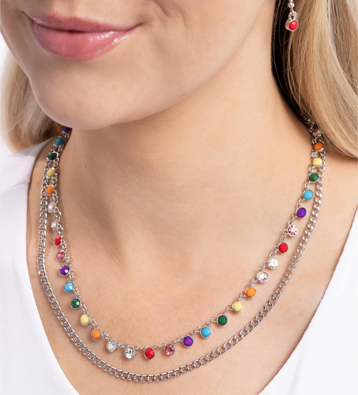 Paparazzi Necklaces - Delicate Dame - Multi