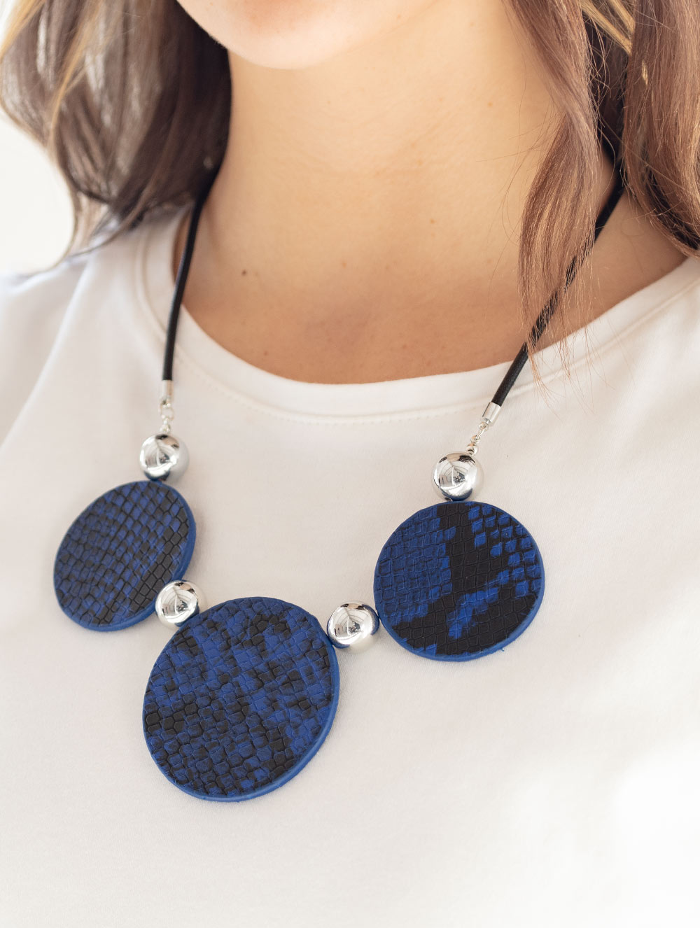 Paparazzi Necklaces - Viper Pit - Blue