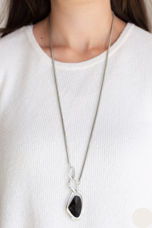 Paparazzi Necklaces - Optical Opulence - Black