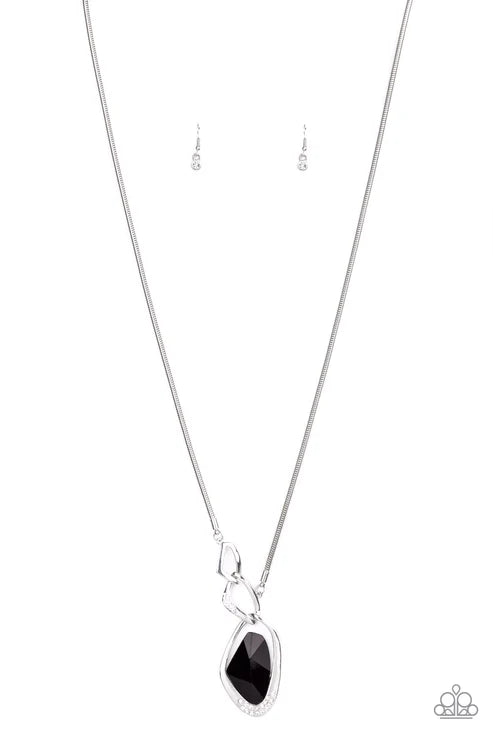Paparazzi Necklaces - Optical Opulence - Black