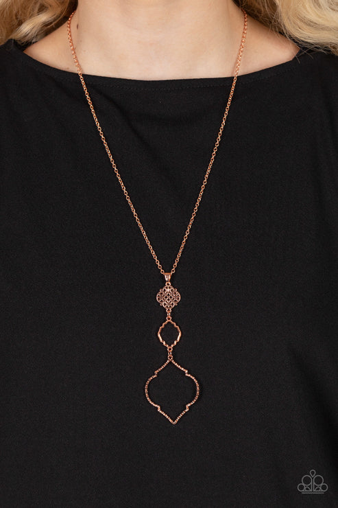 Paparazzi Necklaces - Marrakesh Mystery - Copper