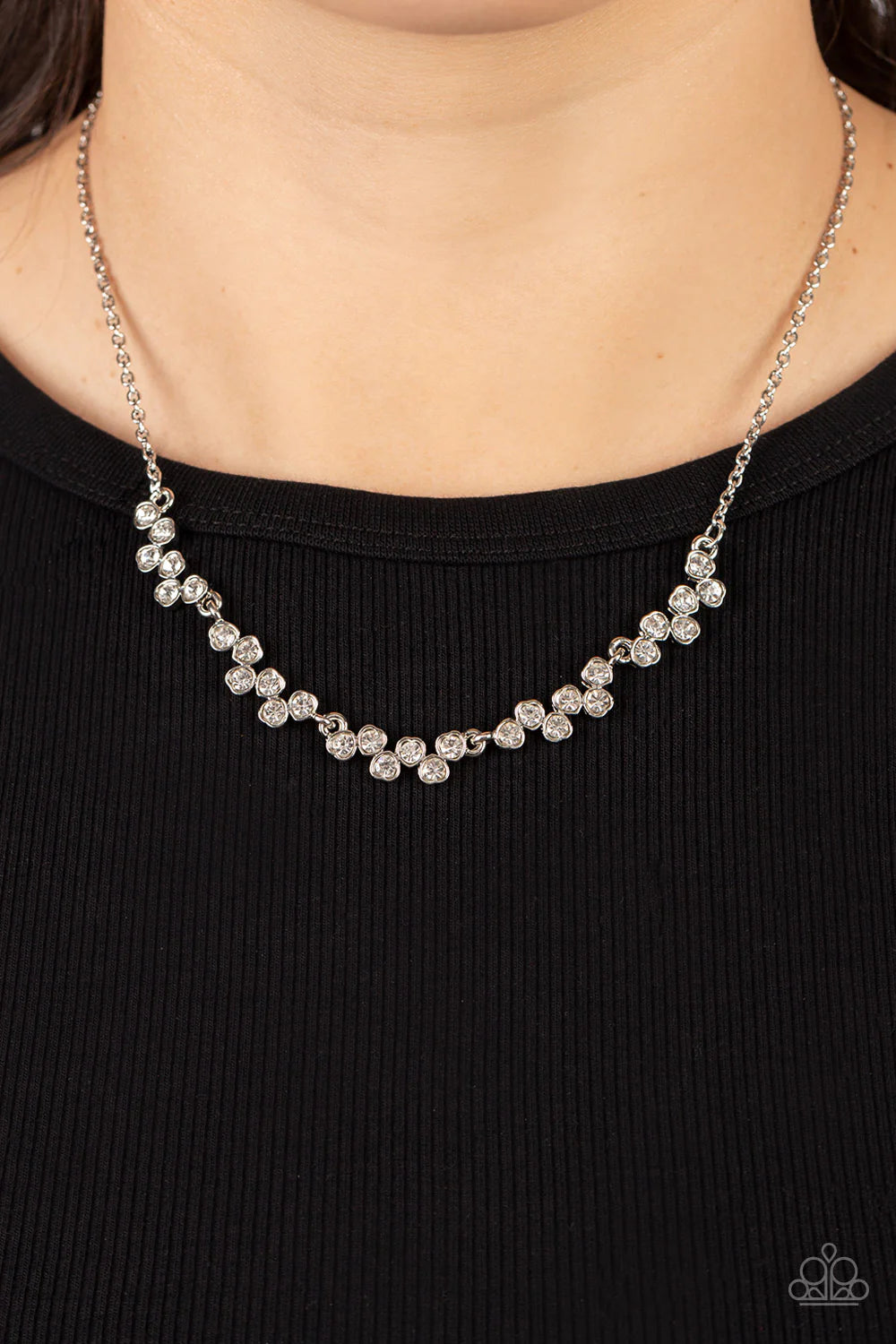 Paparazzi Necklaces - Selfie-Love - White