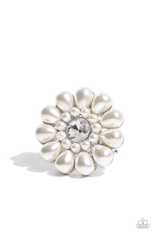 Paparazzi Rings - PEARL Talk - White