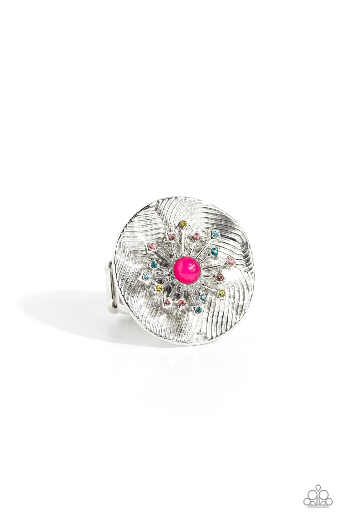 Paparazzi Rings - Seriously Sunburst - Pink