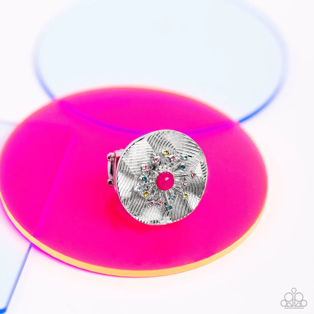 Paparazzi Rings - Seriously Sunburst - Pink