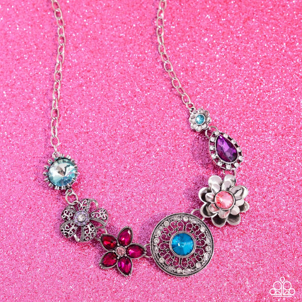 Paparazzi Necklaces - Giddy Garden - Multi