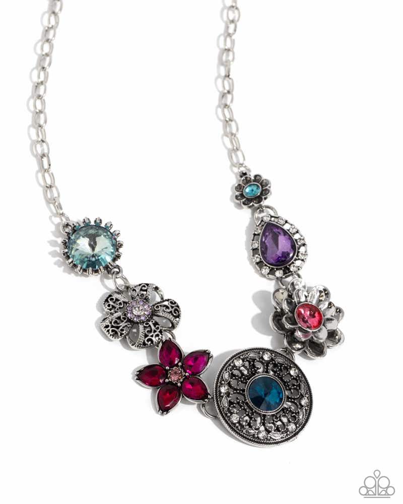 Paparazzi Necklaces - Giddy Garden - Multi