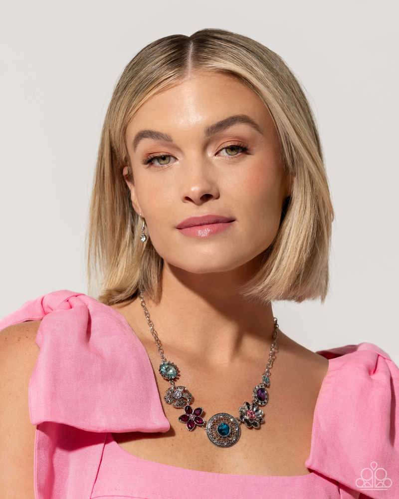 Paparazzi Necklaces - Giddy Garden - Multi