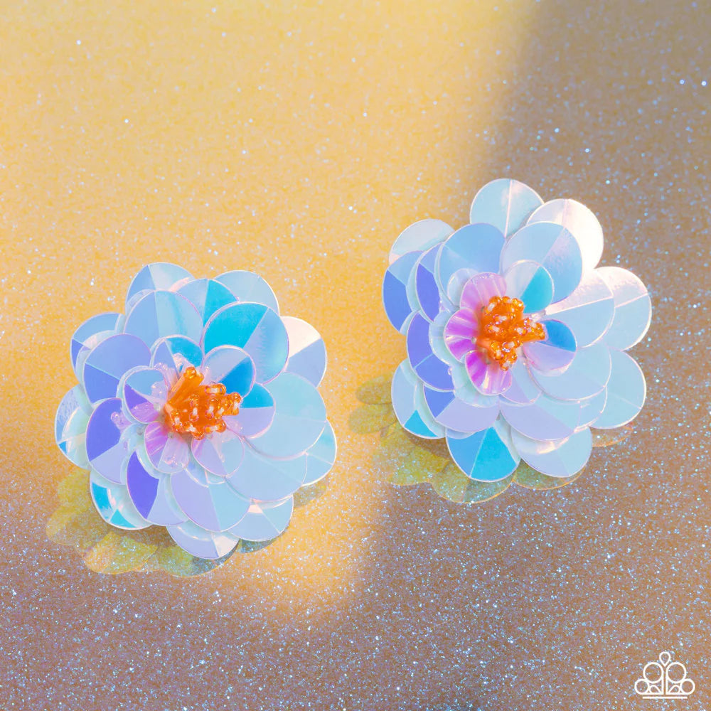 Paparazzi Earrings - Floating Florals - Multi