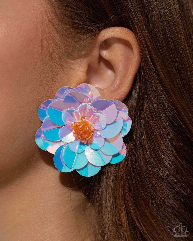 Paparazzi Earrings - Floating Florals - Multi