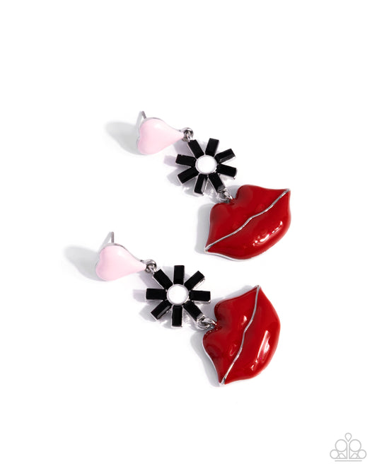 Paparazzi PREORDER Earrings - Let Me Kiss You - Multi