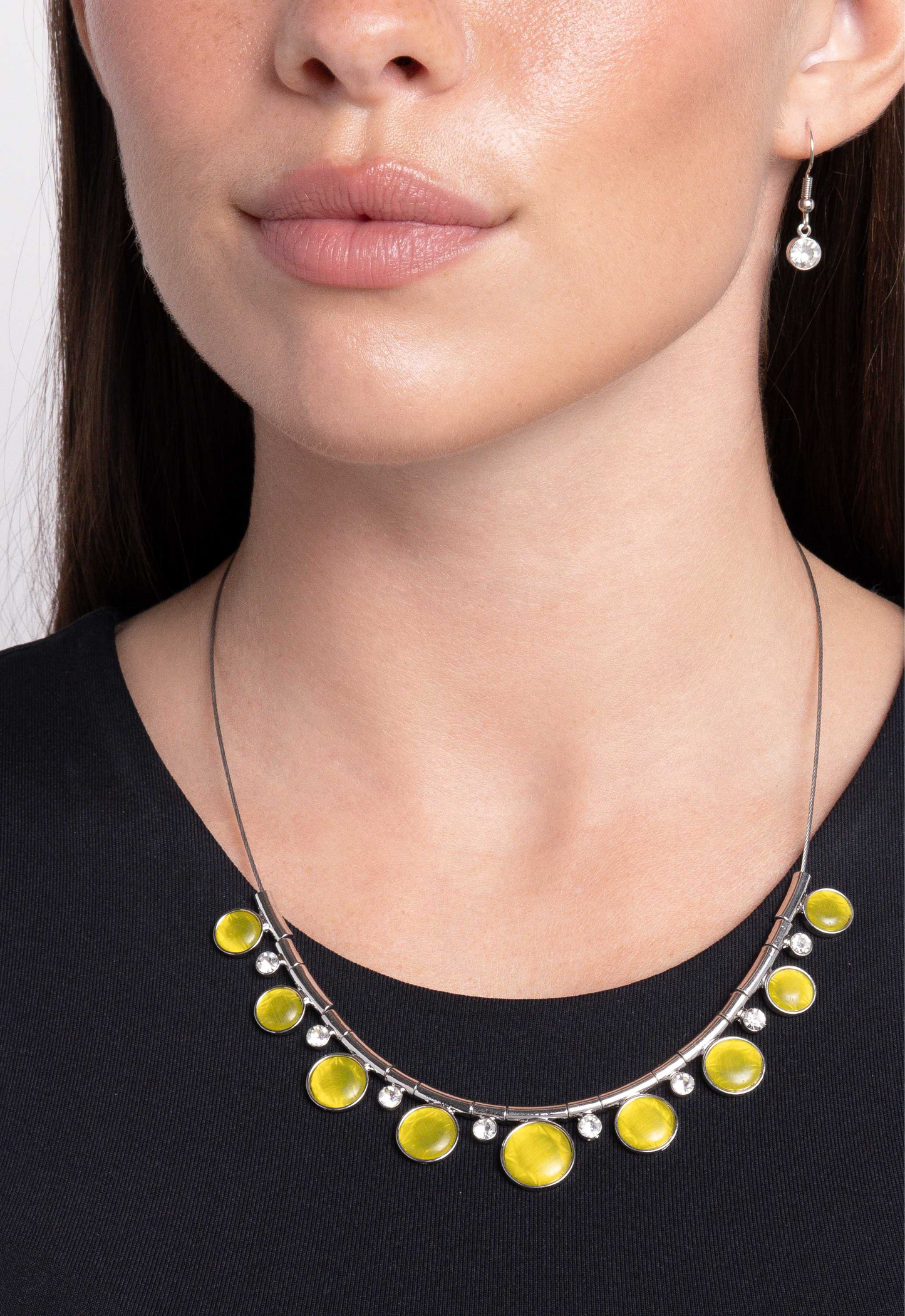 Paparazzi Necklaces - Meticulous Majesty - Yellow