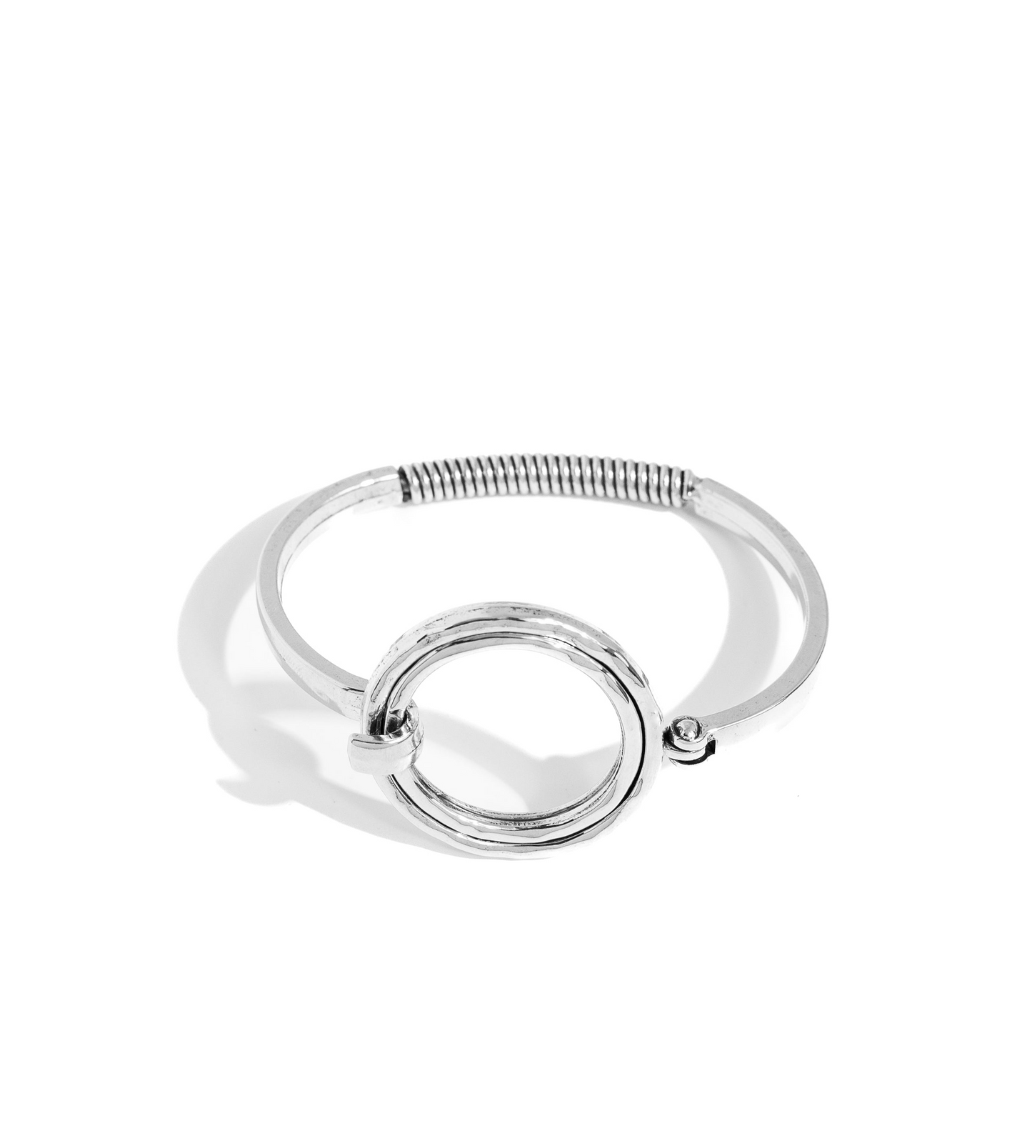 Paparazzi Bracelets - Rustic Review - Silver