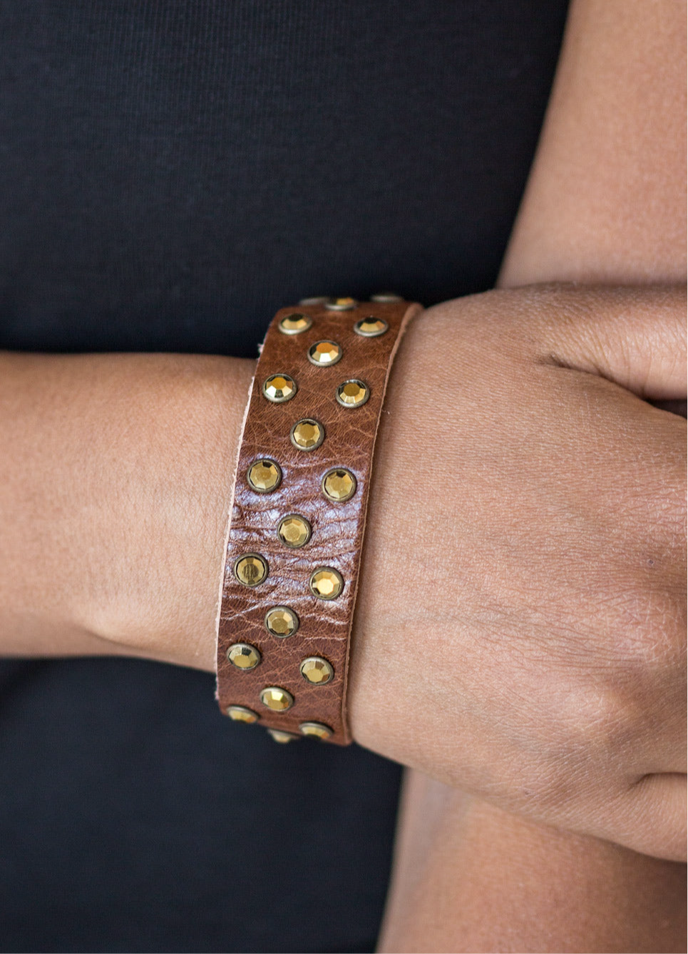 Paparazzi Urban Collection bracelet - Shine On You Crazy Diamond - Brass