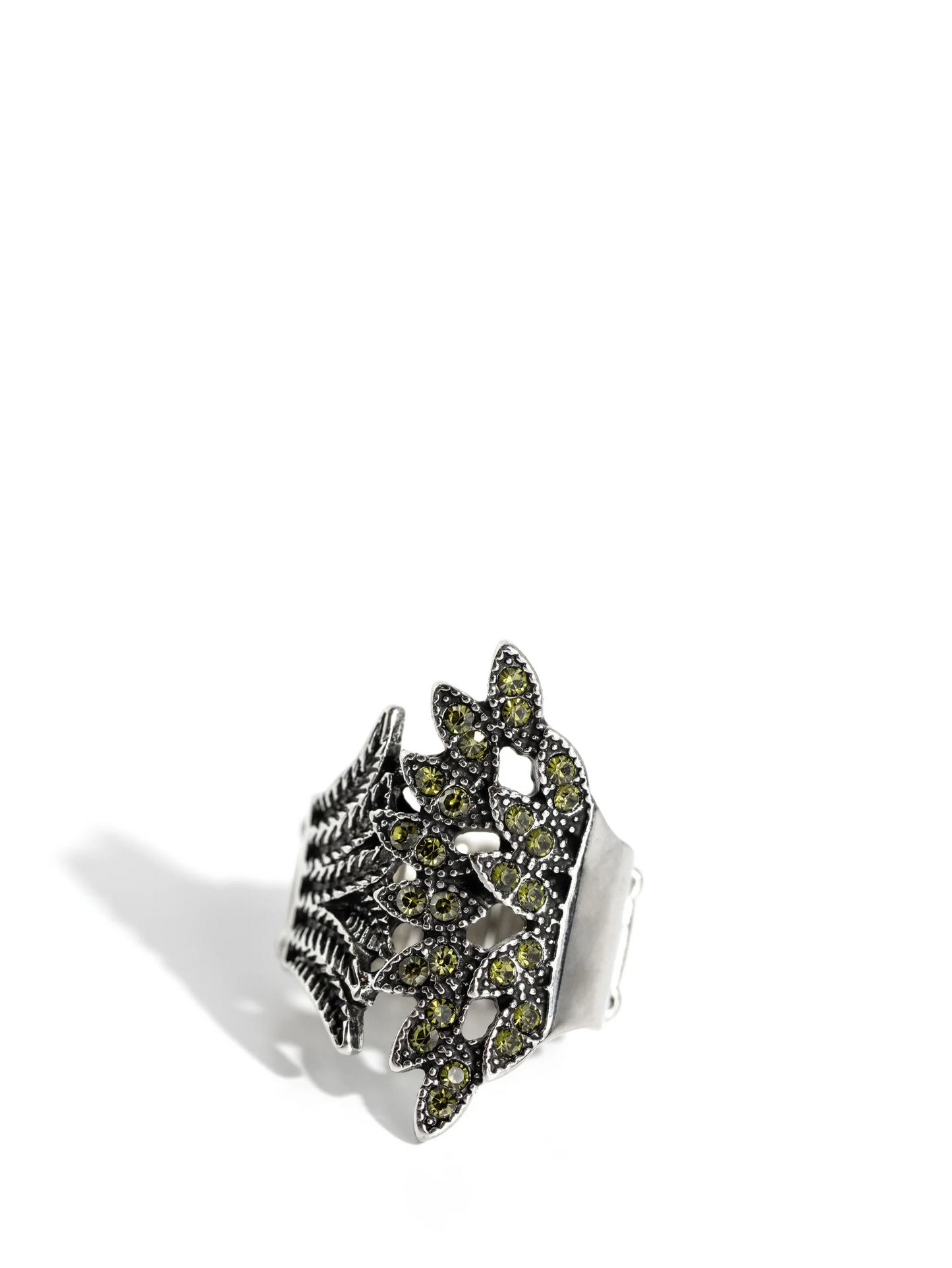 Paparazzi Rings - Fearlessly Feathered - Green