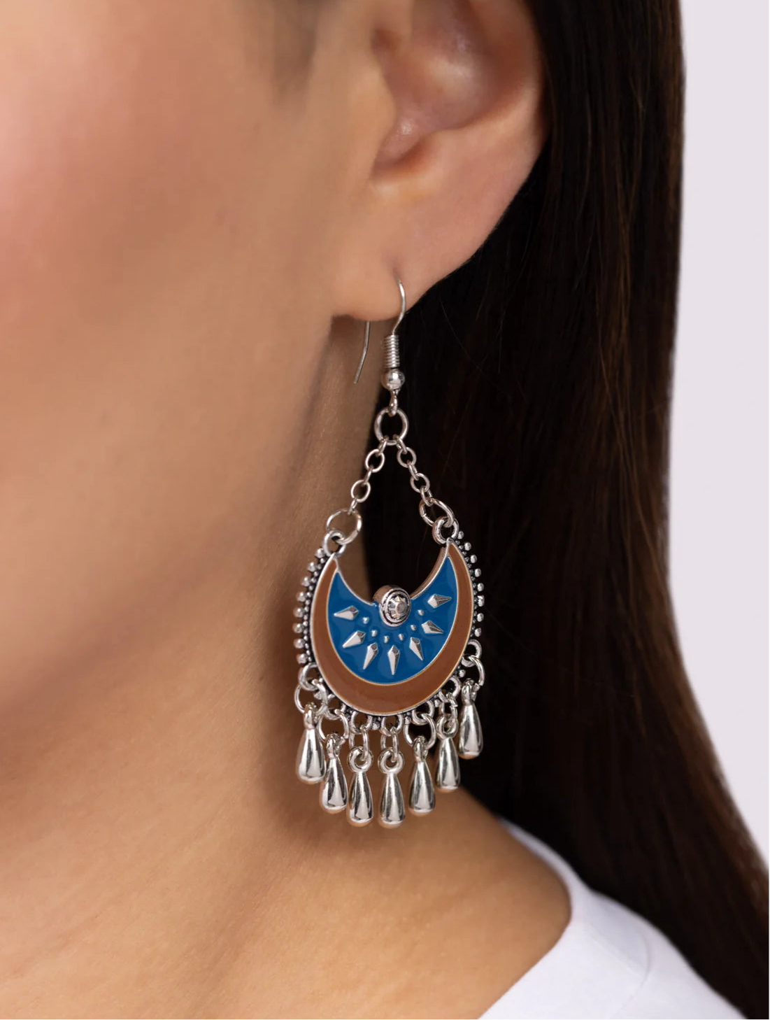 Paparazzi Earrings - I Just Need Chime - Blue