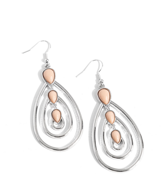Paparazzi Earrings - Sweat and TIERS - Brown
