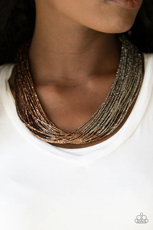 Paparazzi Necklaces - Flashy Fashion - Copper